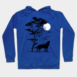 Tree Wolf Moon Hoodie